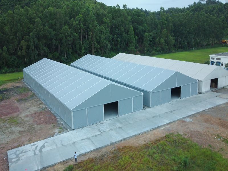 Large Outdoor Warehouse Tent