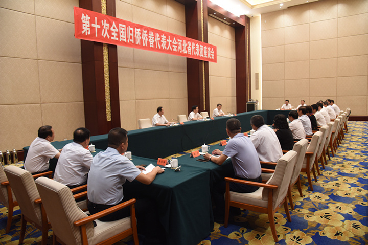 Chairman Zhao Xin attended the 10th National Overseas Chinese Congress Hebei Representative Forum