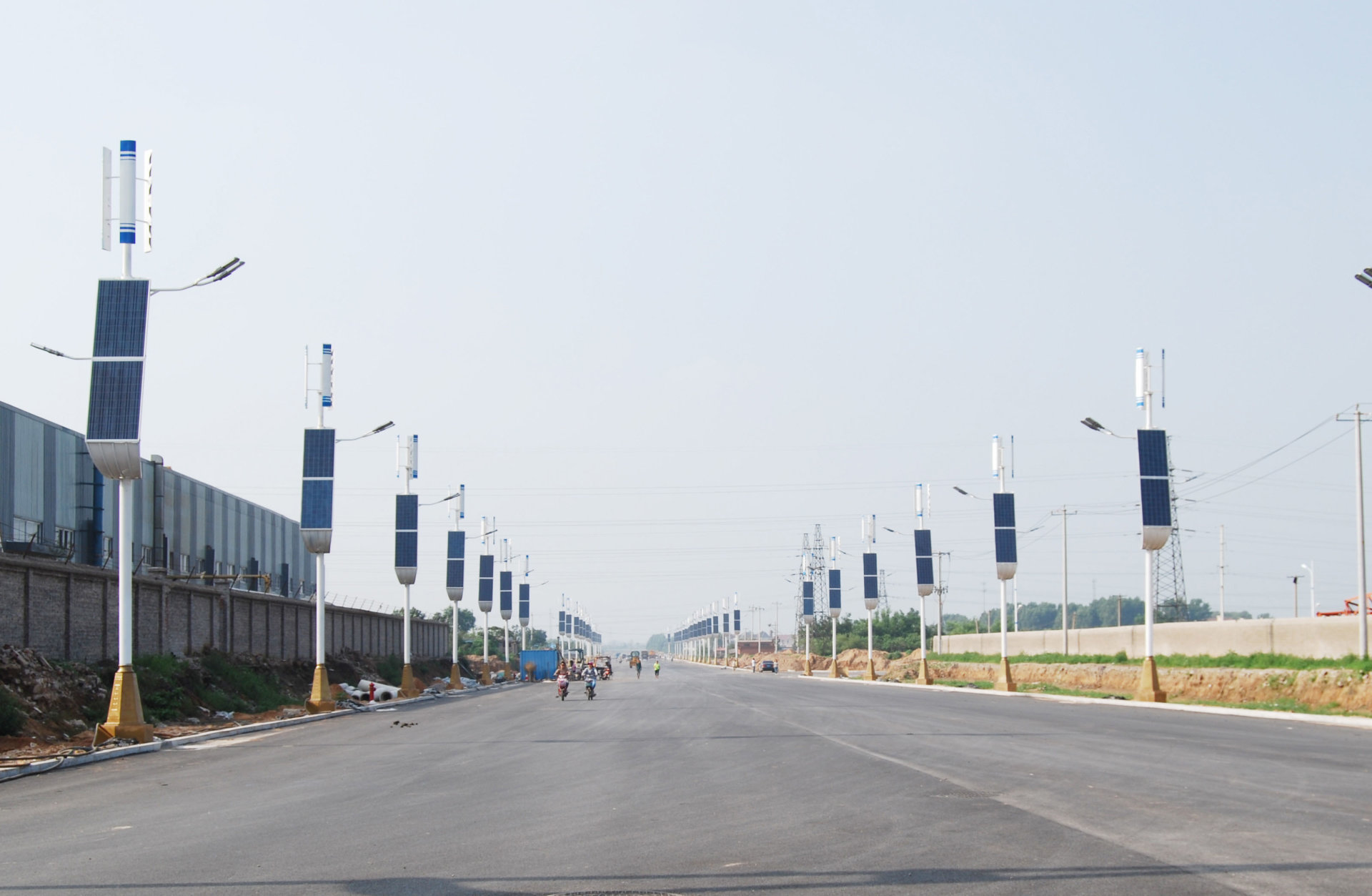 Wind solar hybrid street light Wind solar hybrid street light