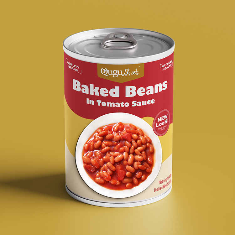Canned baked beans in tomato sauce
