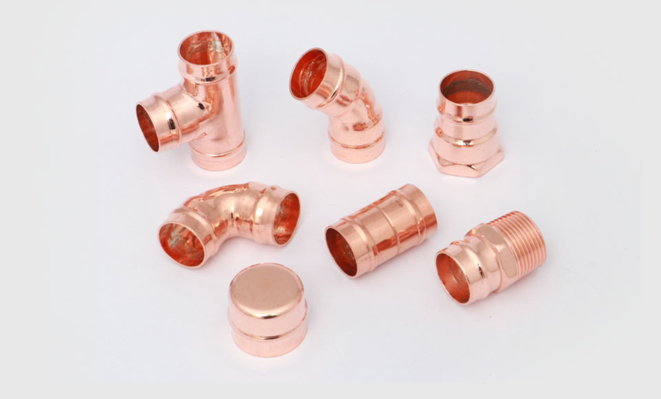 Solder ring copper fittings