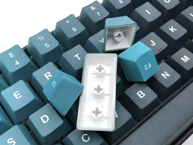 Thermal sublimation PBT keycap