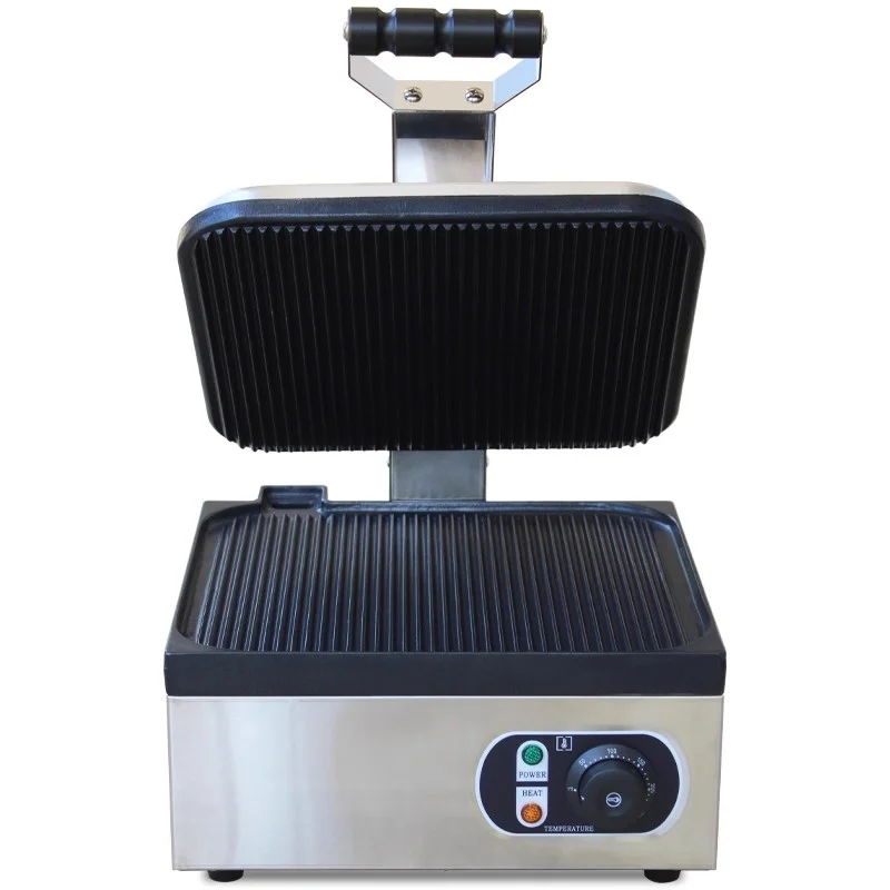 Grill panini à sandwich entièrement rainuré avec revêtement SP-1A1