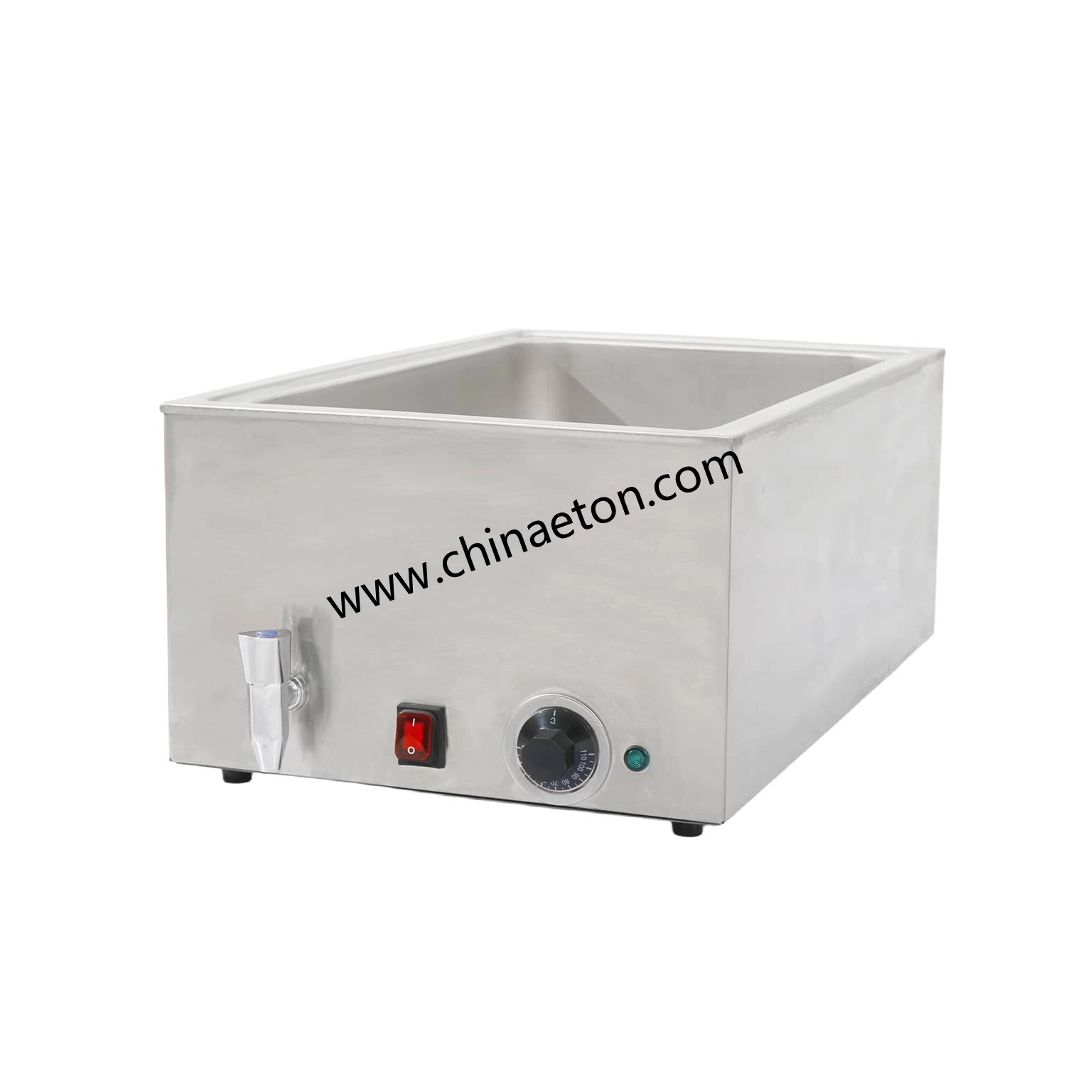 Bain-marie électrique chauffe-plat avec robinet