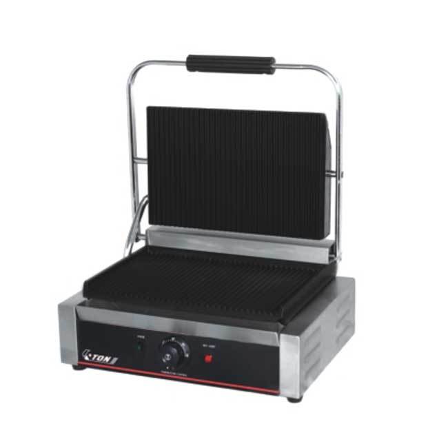 Electric contact grill single