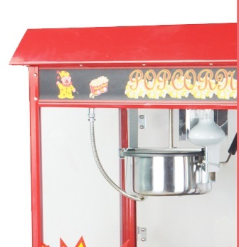 Popcorn machine with double pots Popcorn machine with double pots