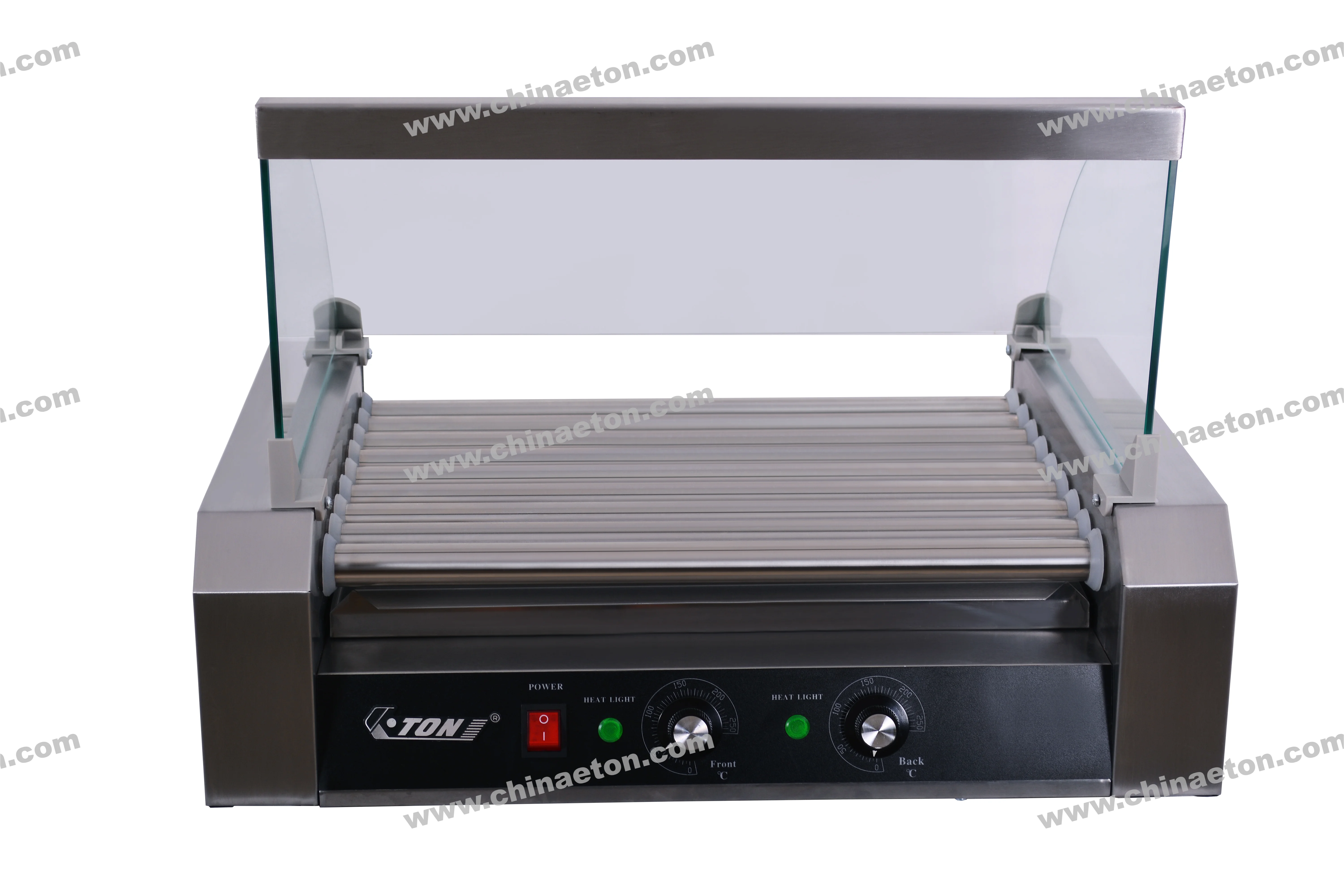 Grelha para cachorro-quente com tampa ET-R2-9C