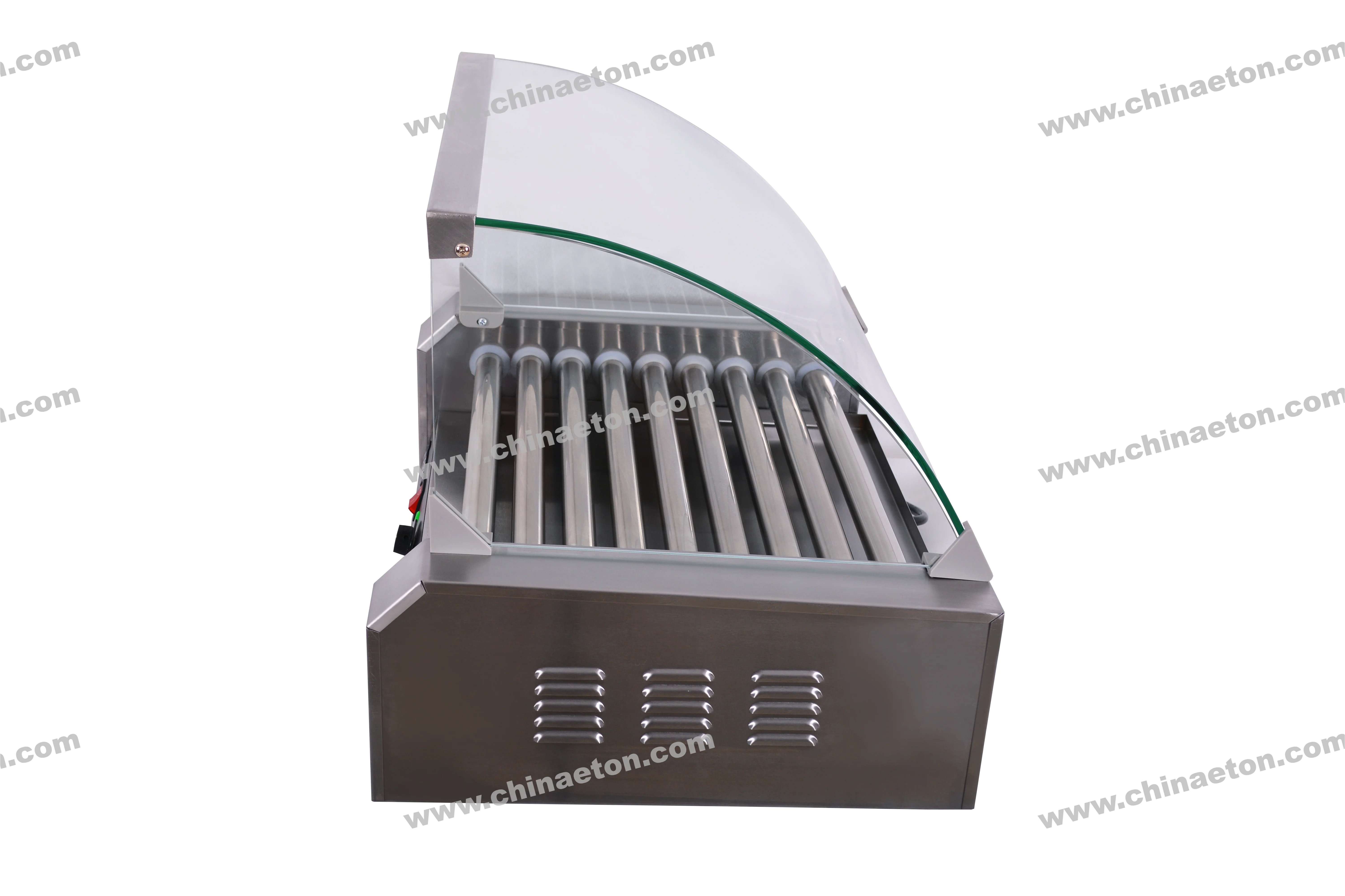 Grelha para cachorro-quente com tampa ET-R2-9C