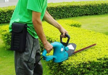The use of high branching machines for garden machinery