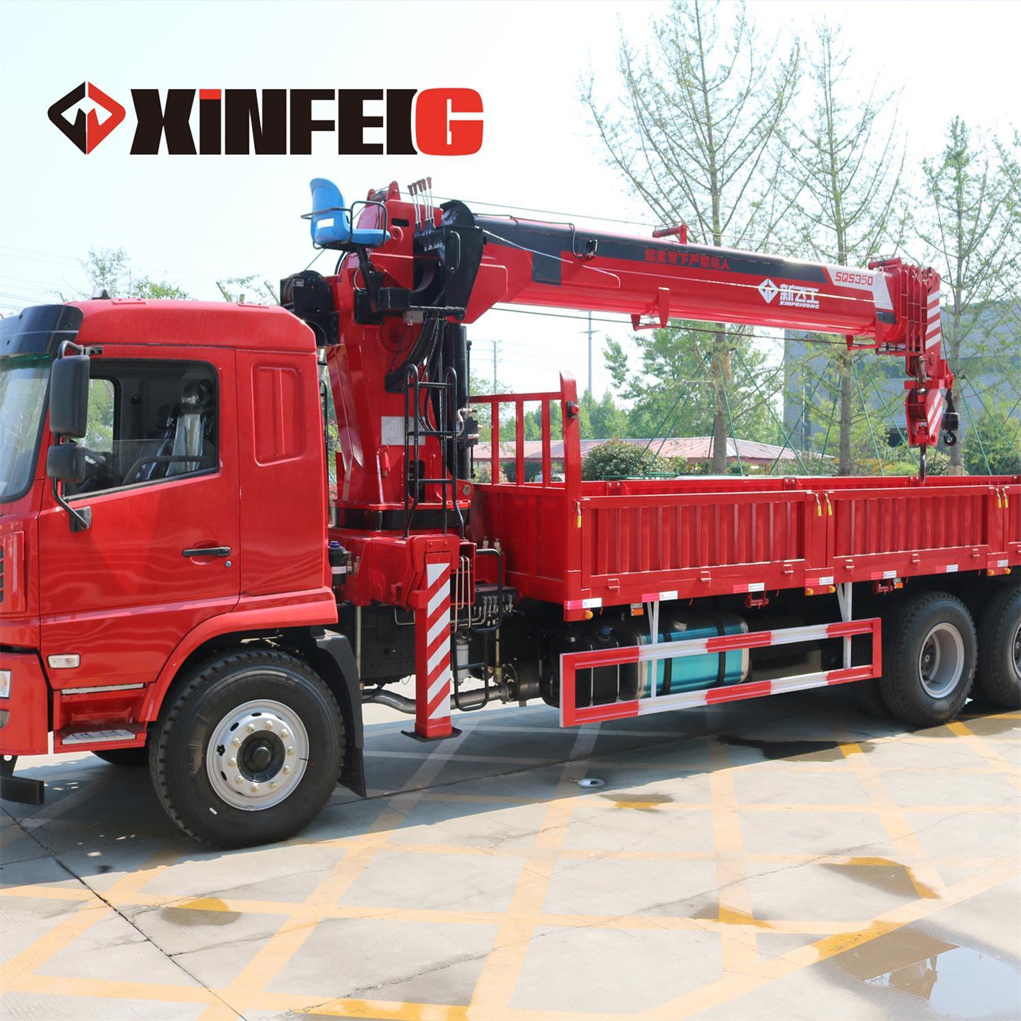 boom lift lorry truck hydraulic crane 12ton