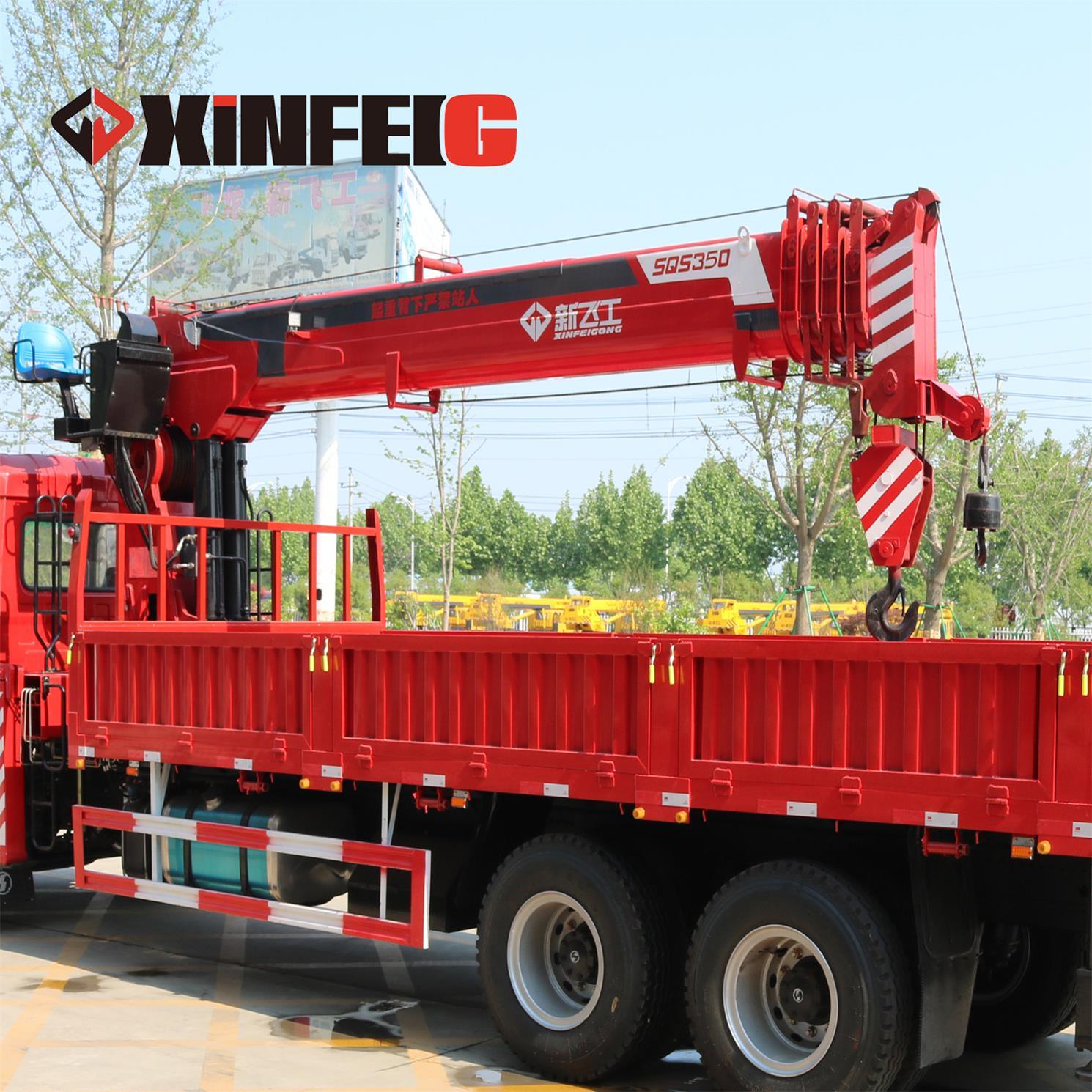 boom lift lorry truck hydraulic crane 12ton telscopic boom crane truck ...