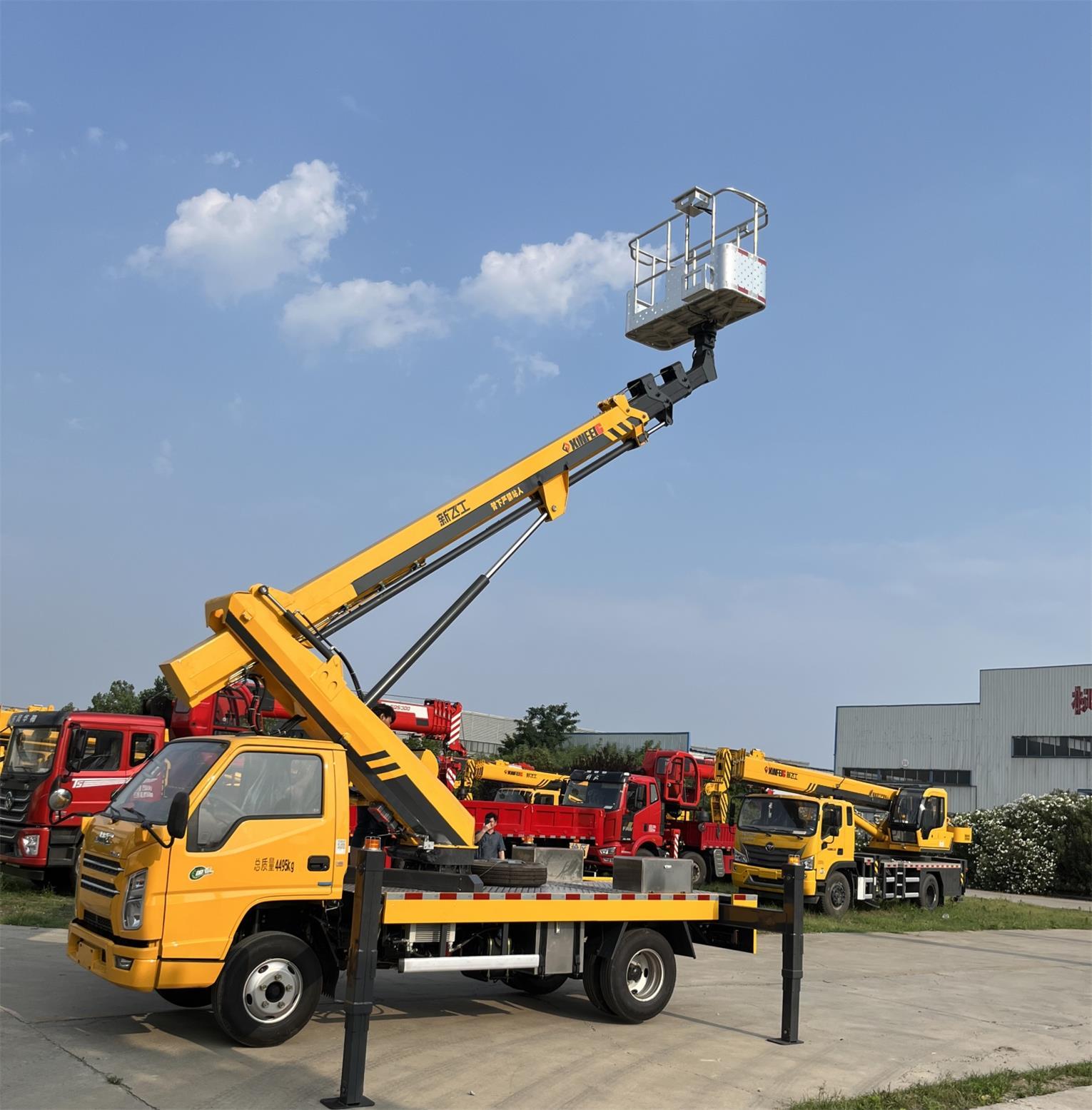 Шасси JMC Автовышка с колыбелью ведра корзины Hfl5040jgks