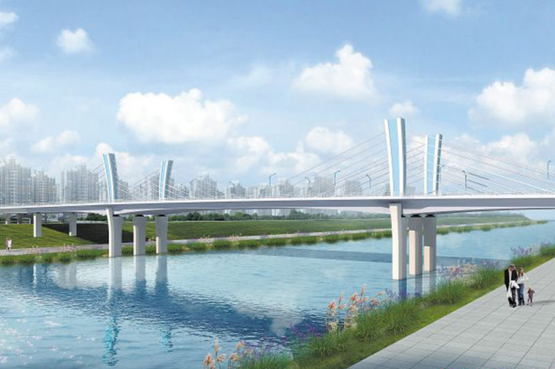 红旗路浏阳河大桥设计施工总承包