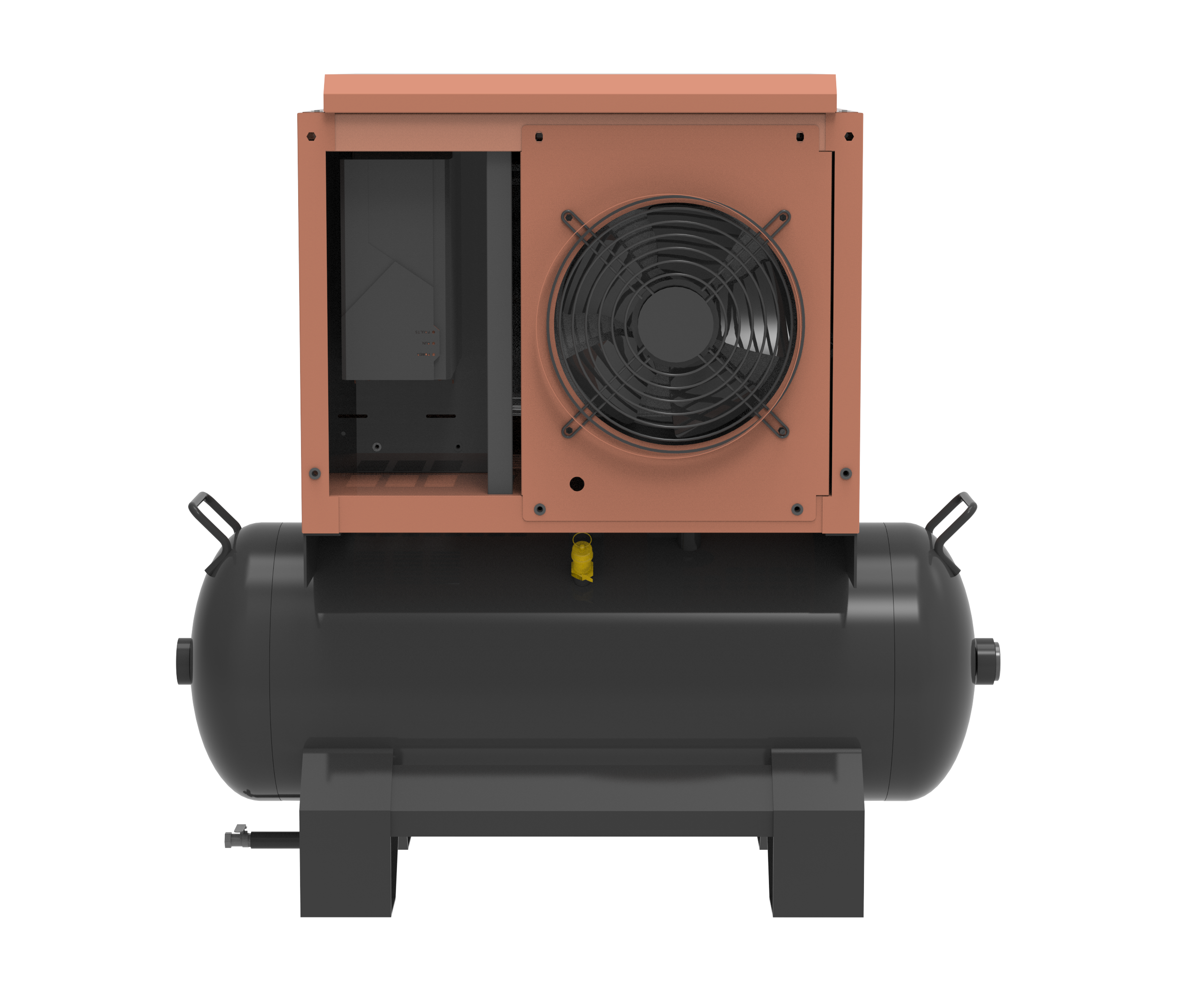DE Oil Lubricated Screw Air Compressor (single air compressor)