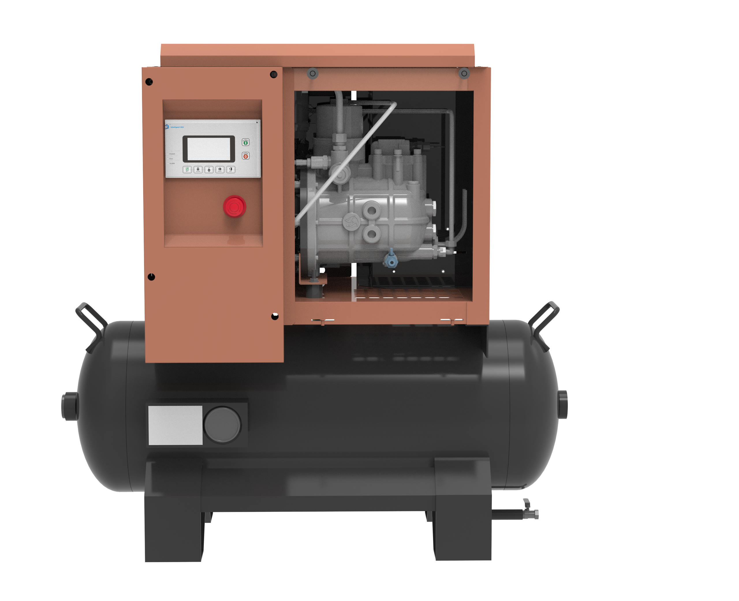 DE Screw Air Compressor Oil-lubricated