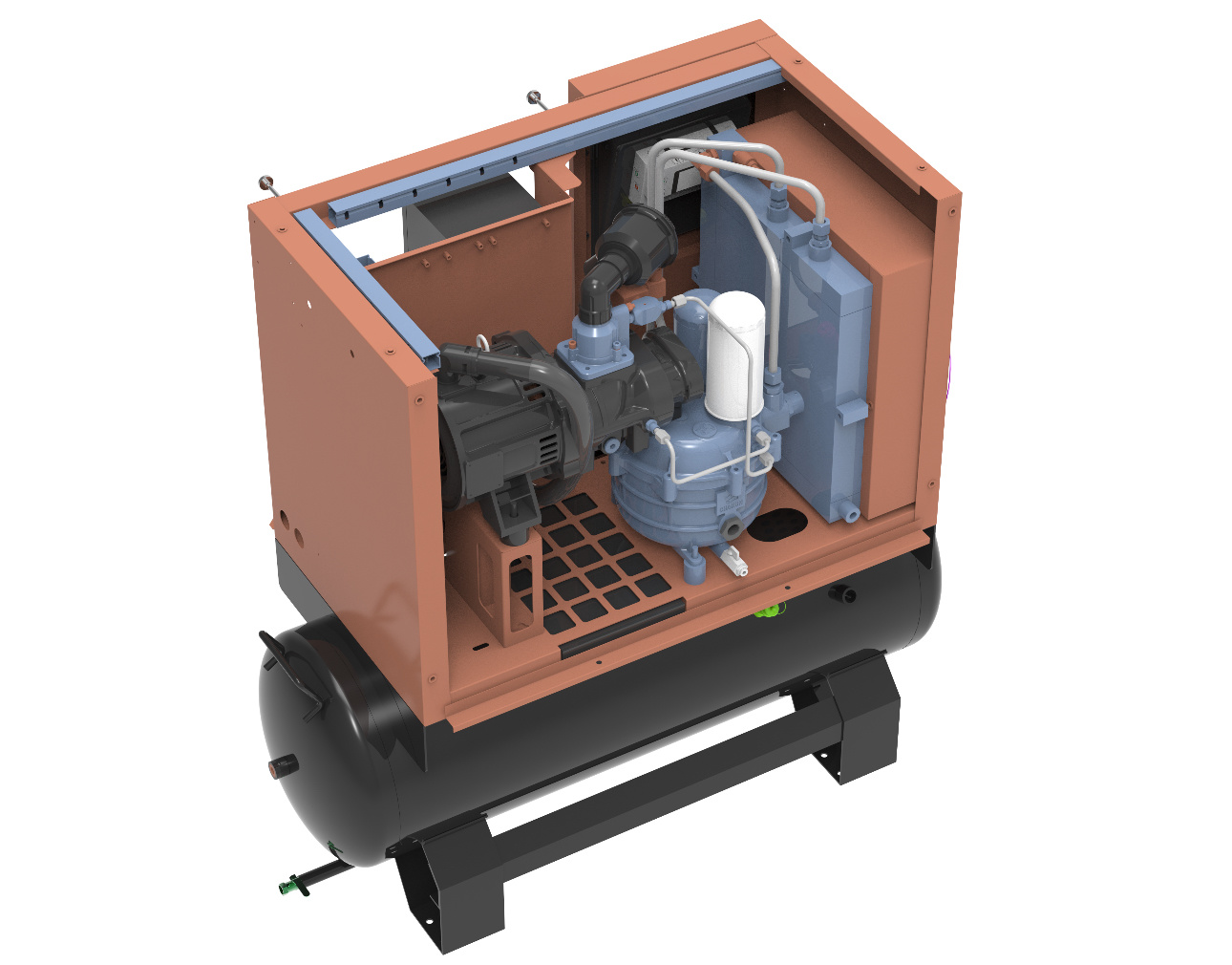 E2 Screw Air Compressor Oil-lubricated