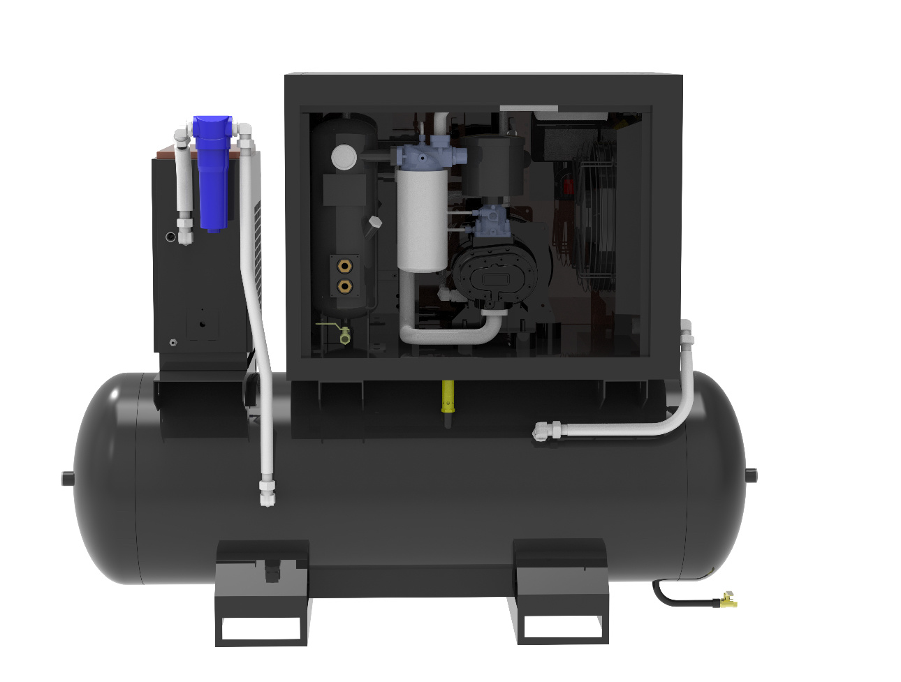 EF Screw Air Compressor Oil-lubricated