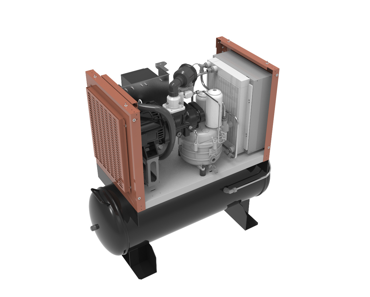 E Screw Air Compressor Oil-lubricated E