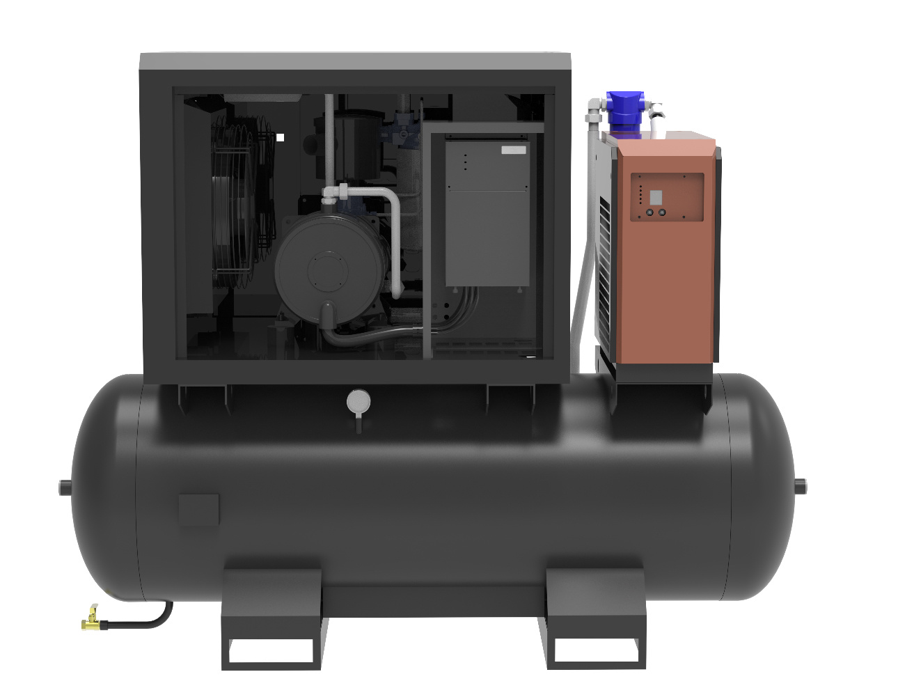 EF Screw Air Compressor Oil-lubricated