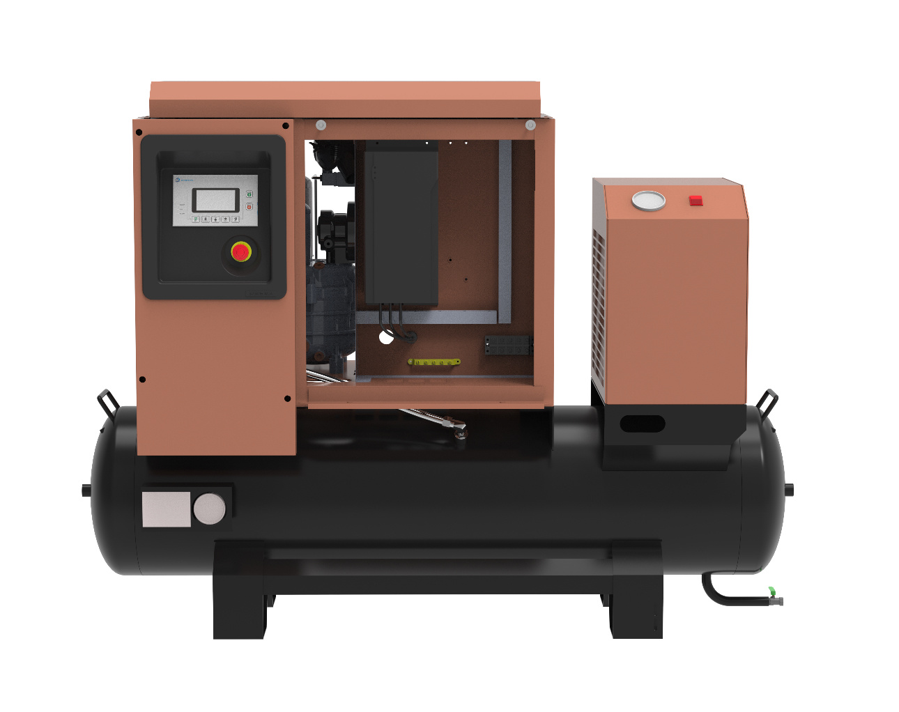 EF2 Screw Air Compressor Oil-lubricated