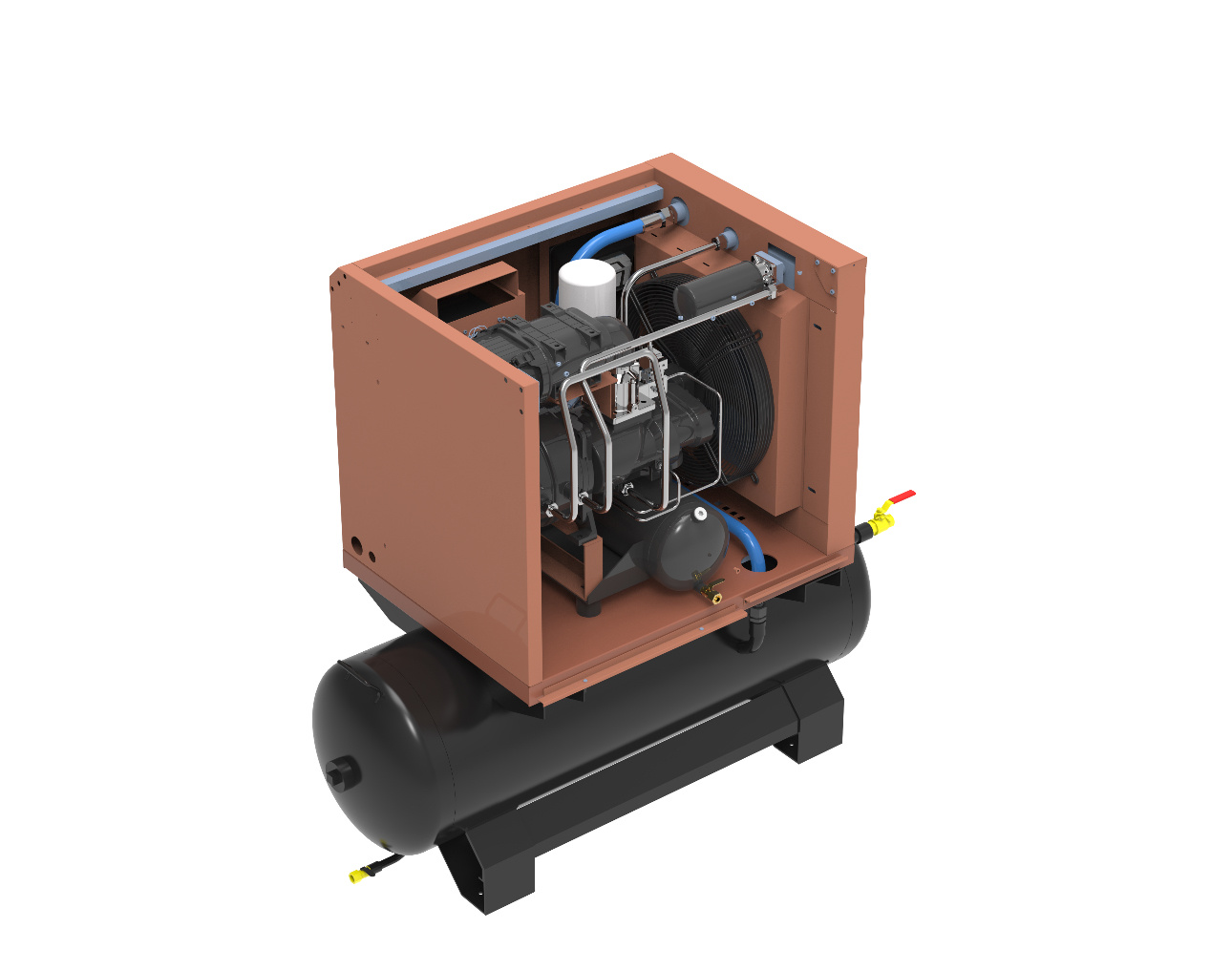 E2 Screw Air Compressor Oil-lubricated