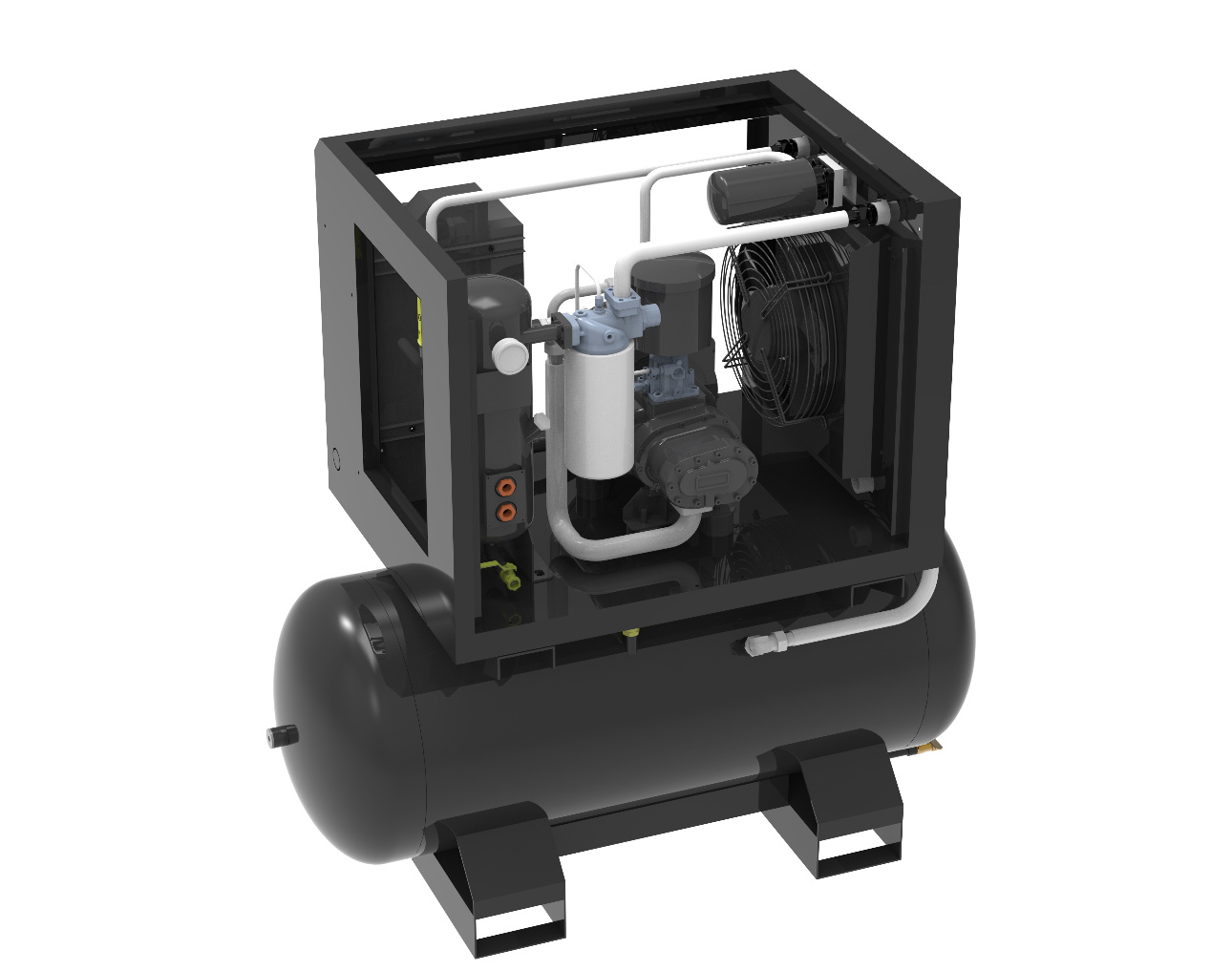 E Screw Air Compressor Oil-lubricated