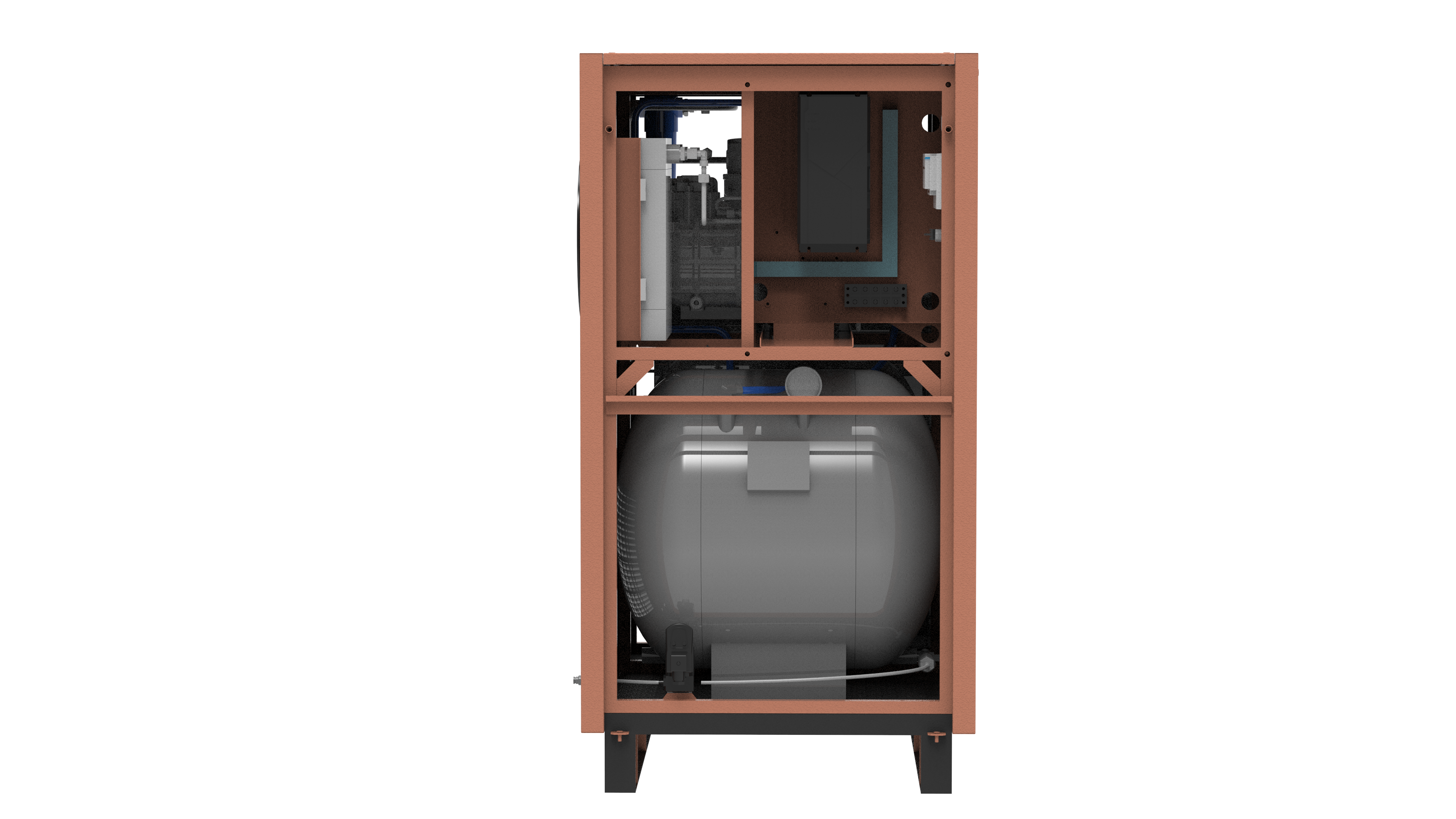 DKF Screw Air Compressor Oil-lubricated