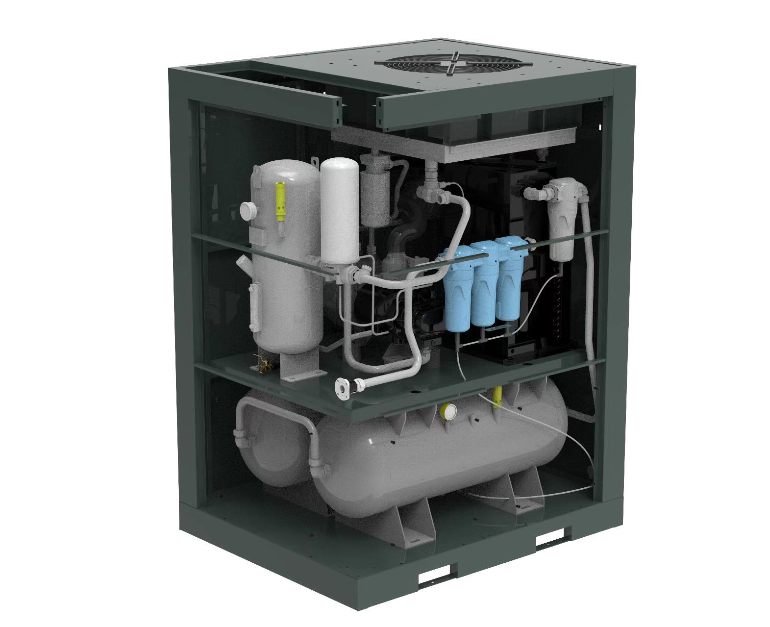 KF Fridge Type Compact Screw Air Compressor