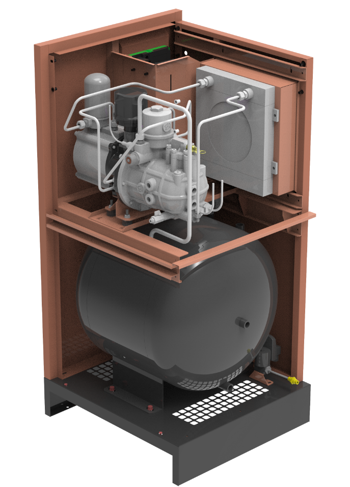 DK Screw Air Compressor Oil-lubricated