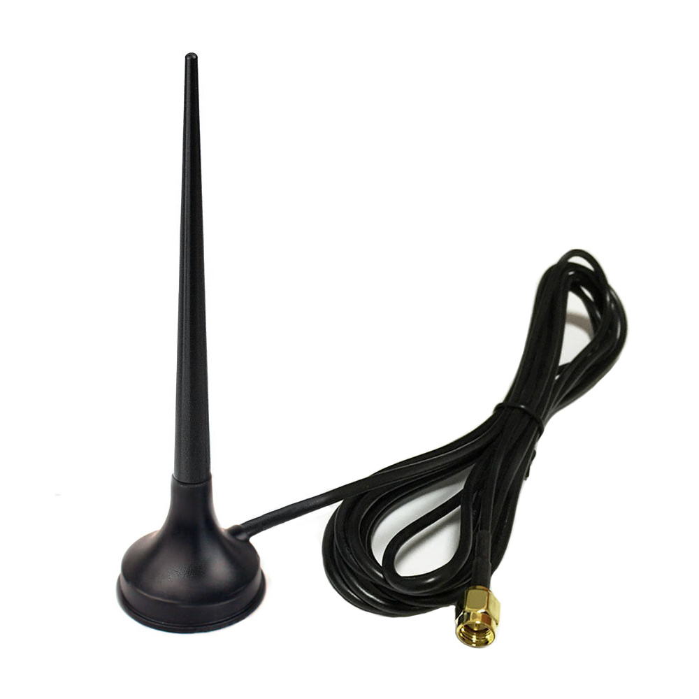 3G/GSM GPRS SMA Male Sucker Magnet Base Antenna with Extension Cable