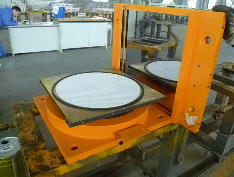 pot-type bearings for passenger and freight shared railway bridges