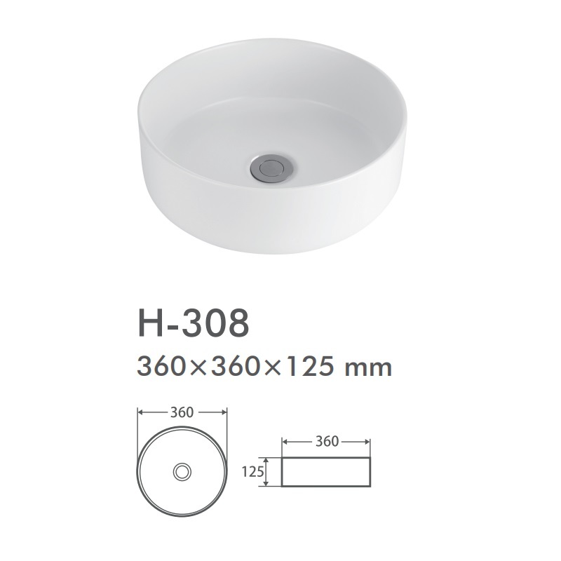 White washbasin H-308 manufacturers