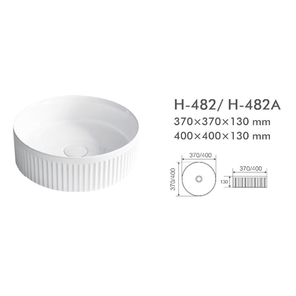 H-482/H-482A White Above Counter Basin company