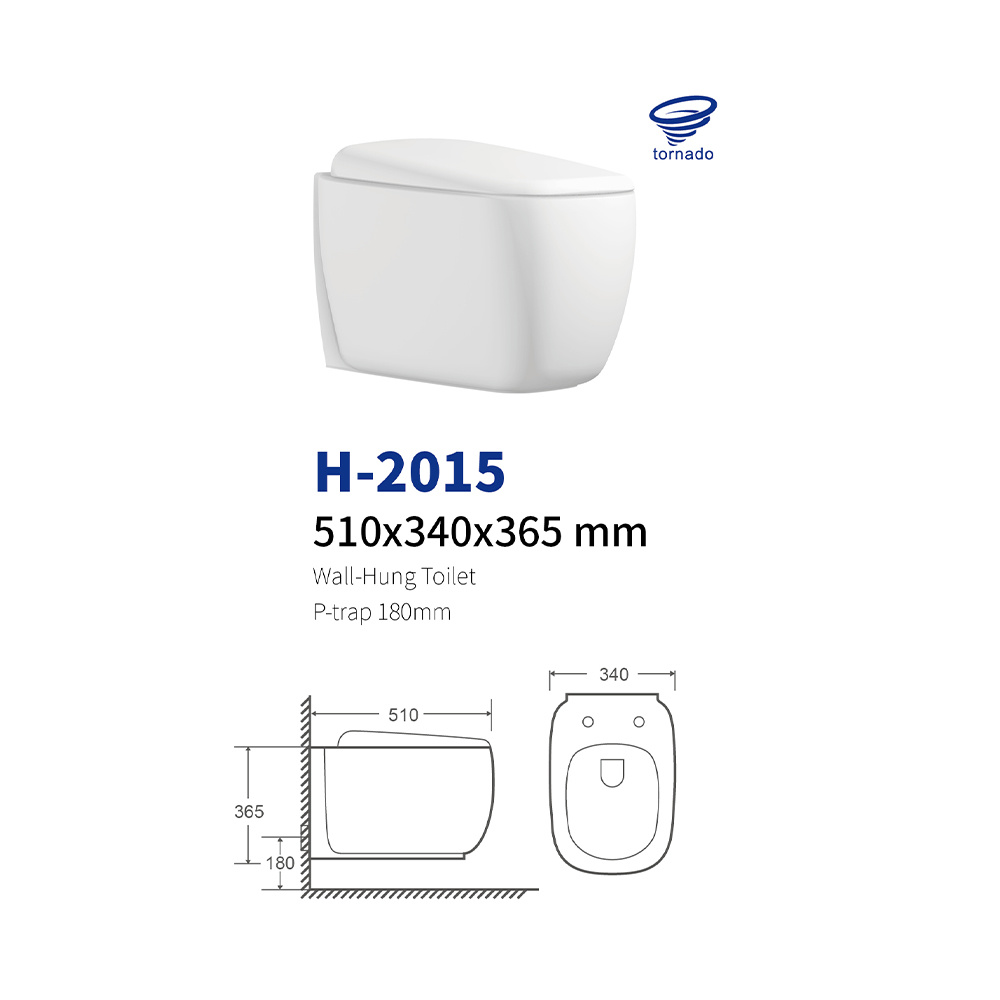 H-2015 wall-hung toilets products