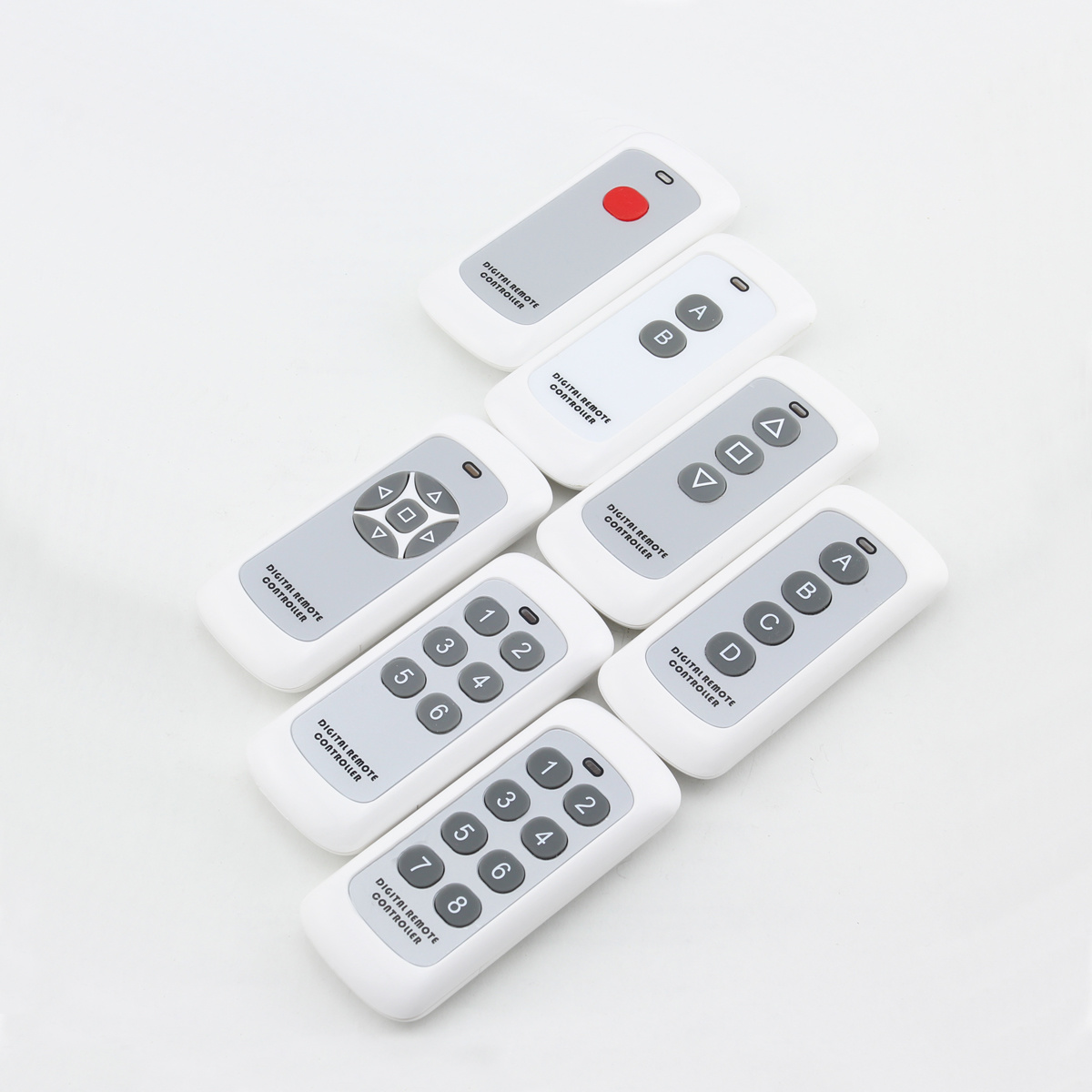 Small Size 1-8 Button Remote Control