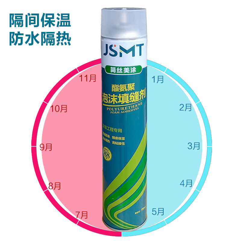 簡(jiǎn)絲美涂聚氨脂填縫劑發(fā)泡膠900