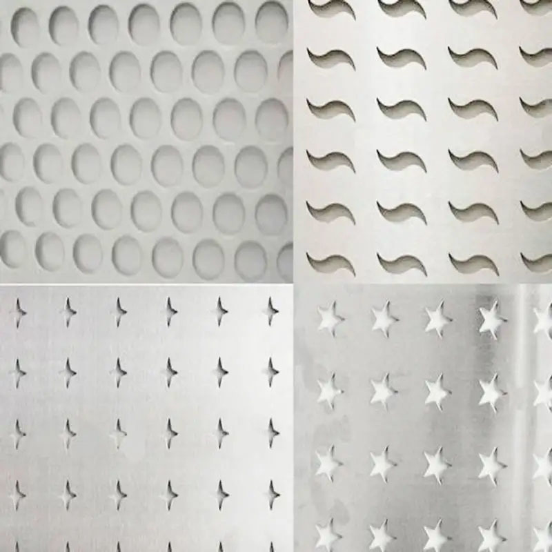 Decorative pattern perforated mesh