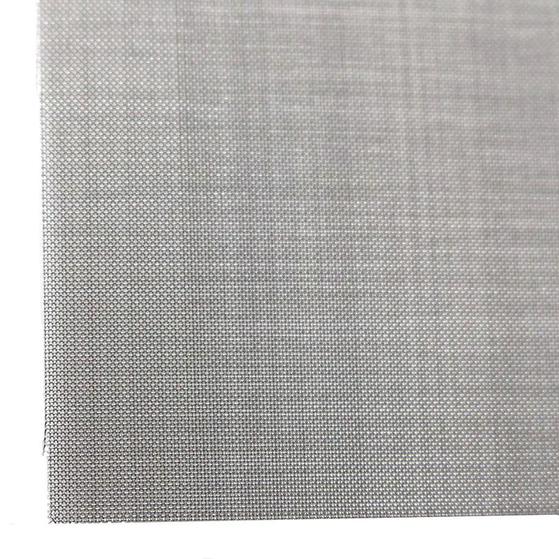 Stainless steel twill weave mesh