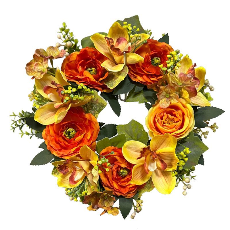flower wreath outer dia: 33cm