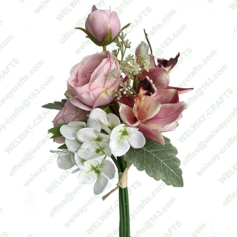 28cm rose and cymbidium bouquet