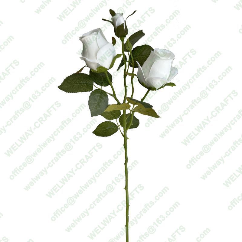 54cm rose spray 3 heads