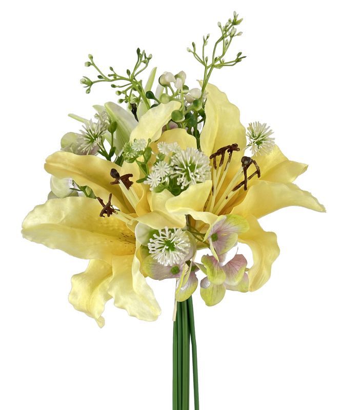 33cm lily bouquet