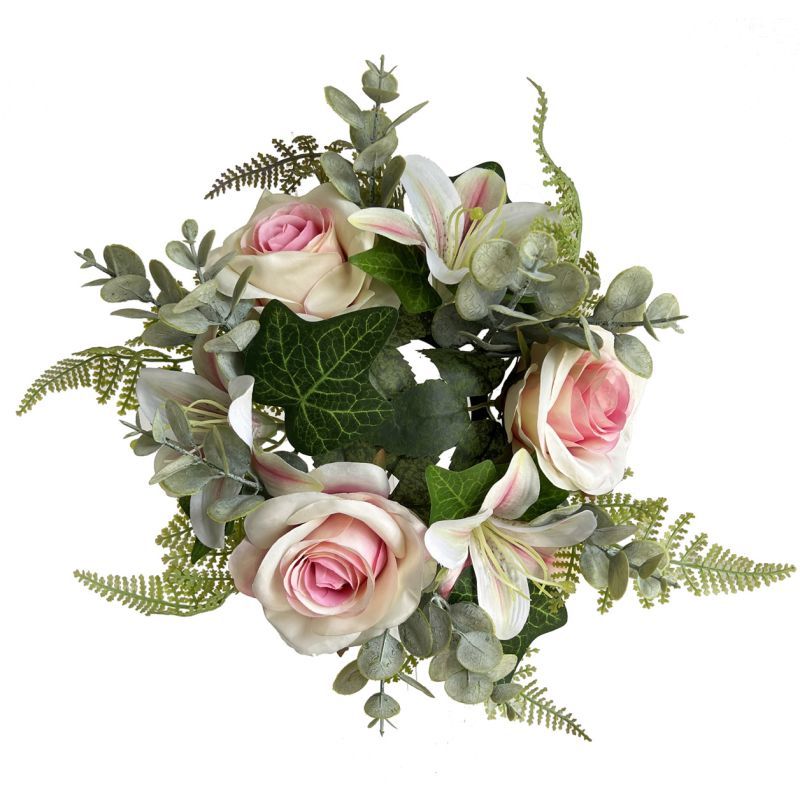 26cm flower wreath