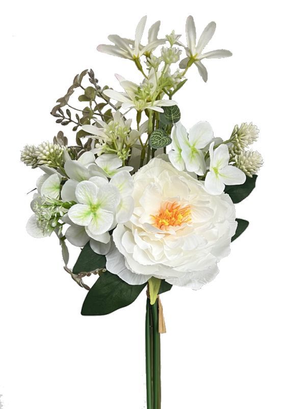 34cm peony and hydrangea bush