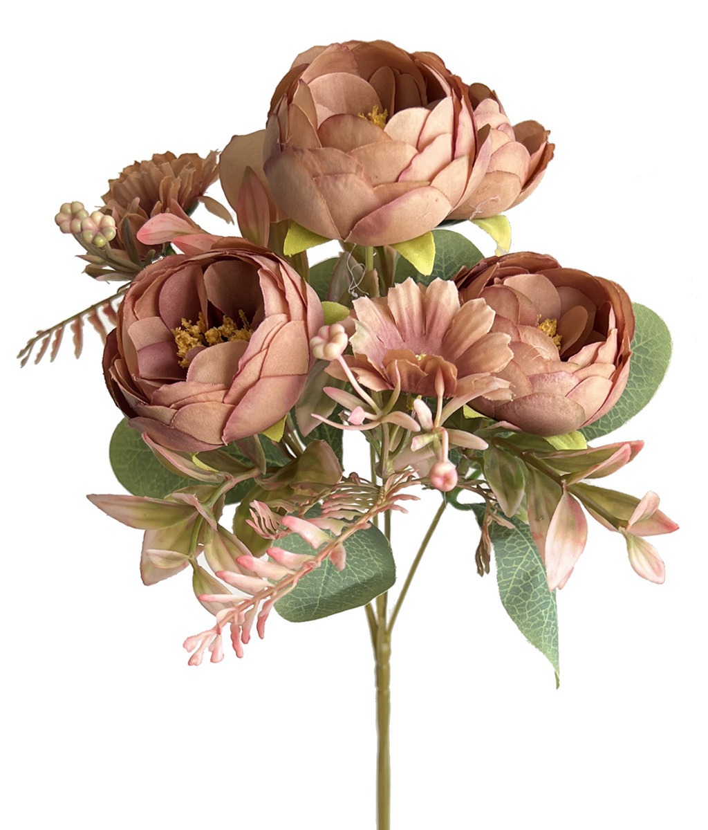 31cm ranunculus bush 6 branches