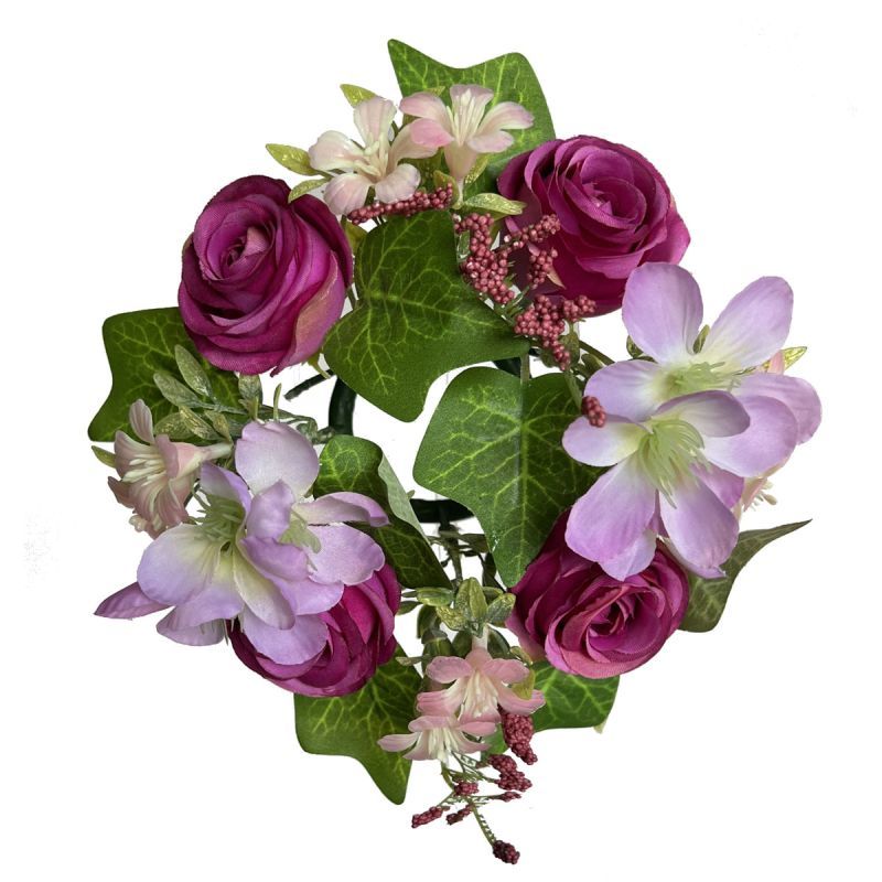 17cm flower wreath