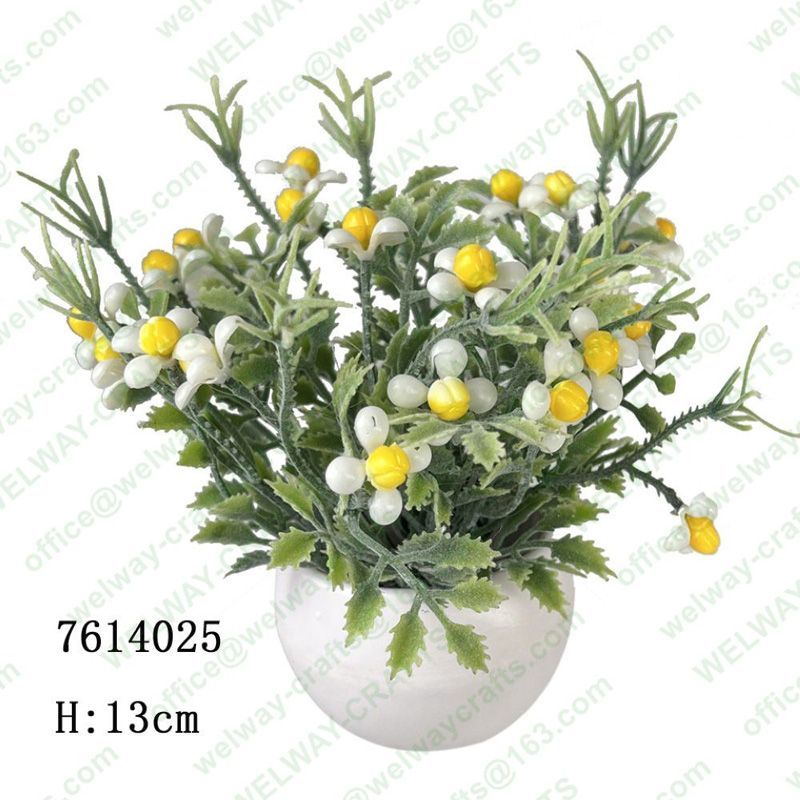 Green pot H:13cm pot size:4.5*6.5cm