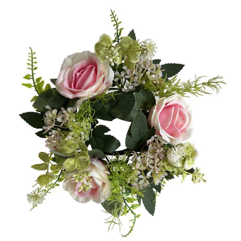 26cm flower wreath