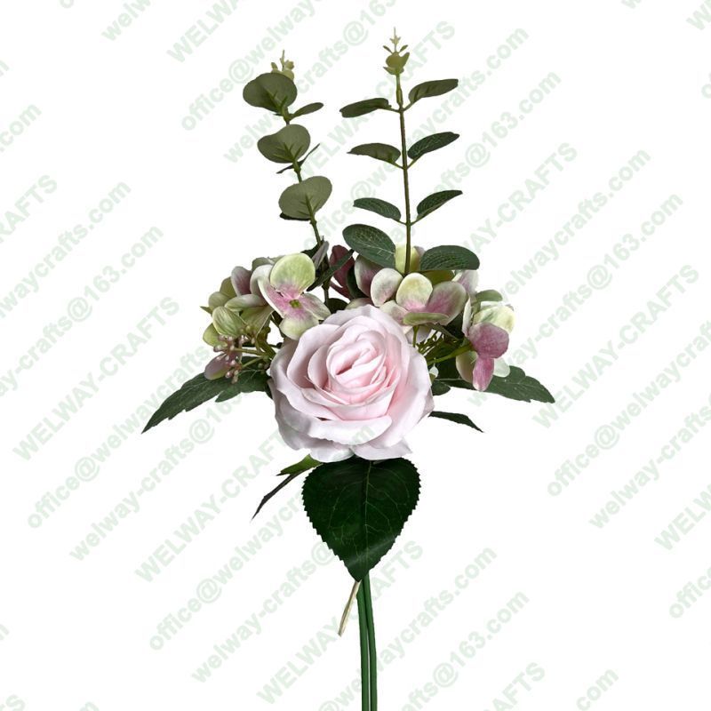 35cm rose eucalyptus bouquet