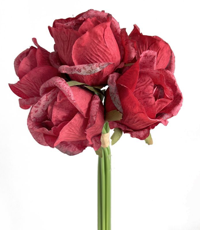 28cm rose bouquet 6 flowers